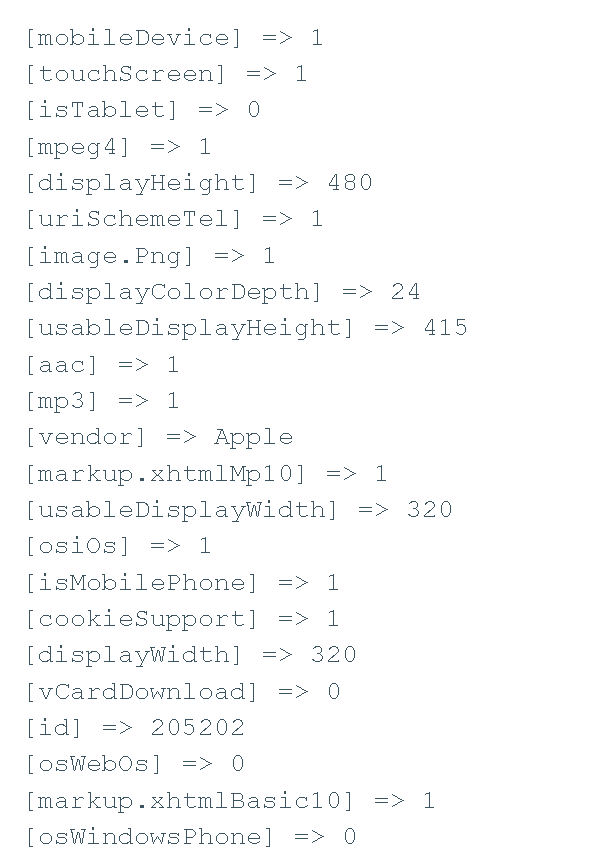 Device Properties